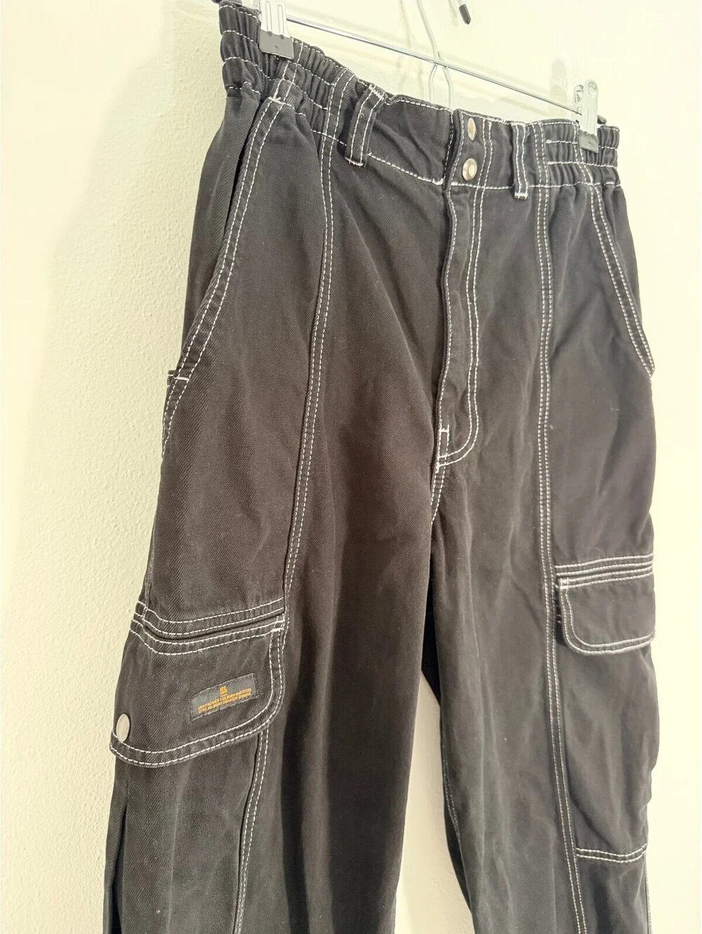 BDG Urban Outfitters Relaxed Skate Cargo Jeans Black Men’s 30 Y2K